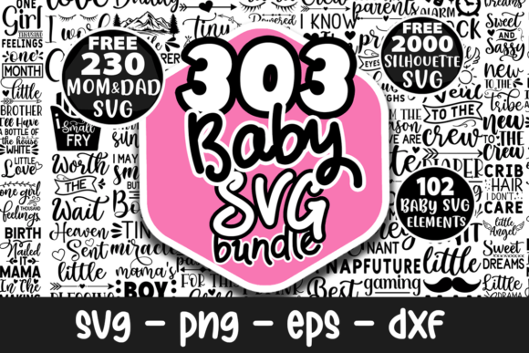 Baby Onesie Svg Bundle for Crafts & Graphics