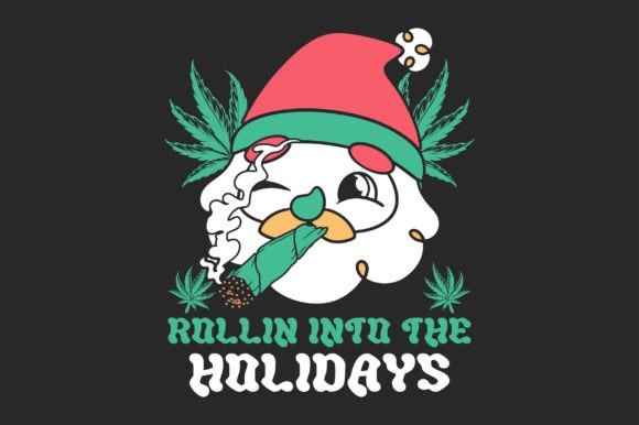 Cannabis Weed Christmas SVG Graphics