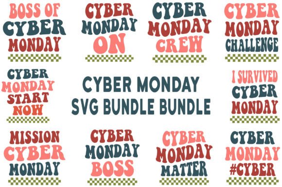 Cyber Monday SVG Bundle for Graphics and Crafts