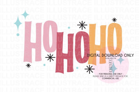 Ho Ho Ho Christmas SVG: Graphics for Crafts