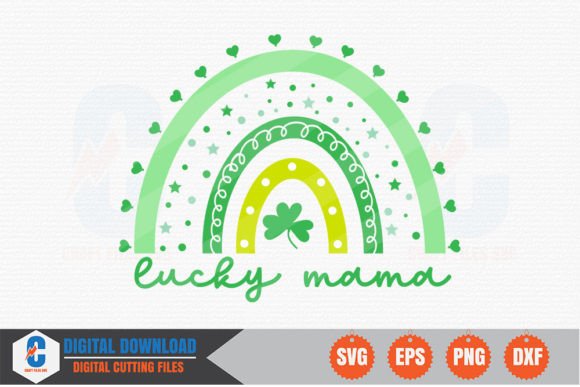 Lucky Mama - St. Patrick's Day Retro SVG