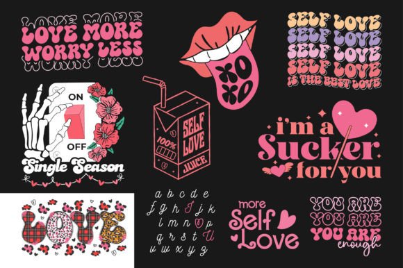 Valentine's Day SVG Sublimation Bundle: Graphics & Crafts