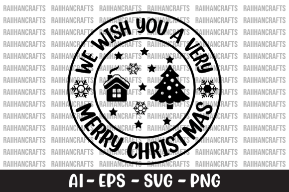 We Wish You a Very Merry Christmas SVG: Graphics & Crafts for Branding